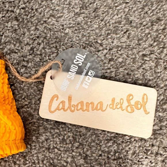 Brand new mustard 2 piece swim suit - Picture 3 of 3